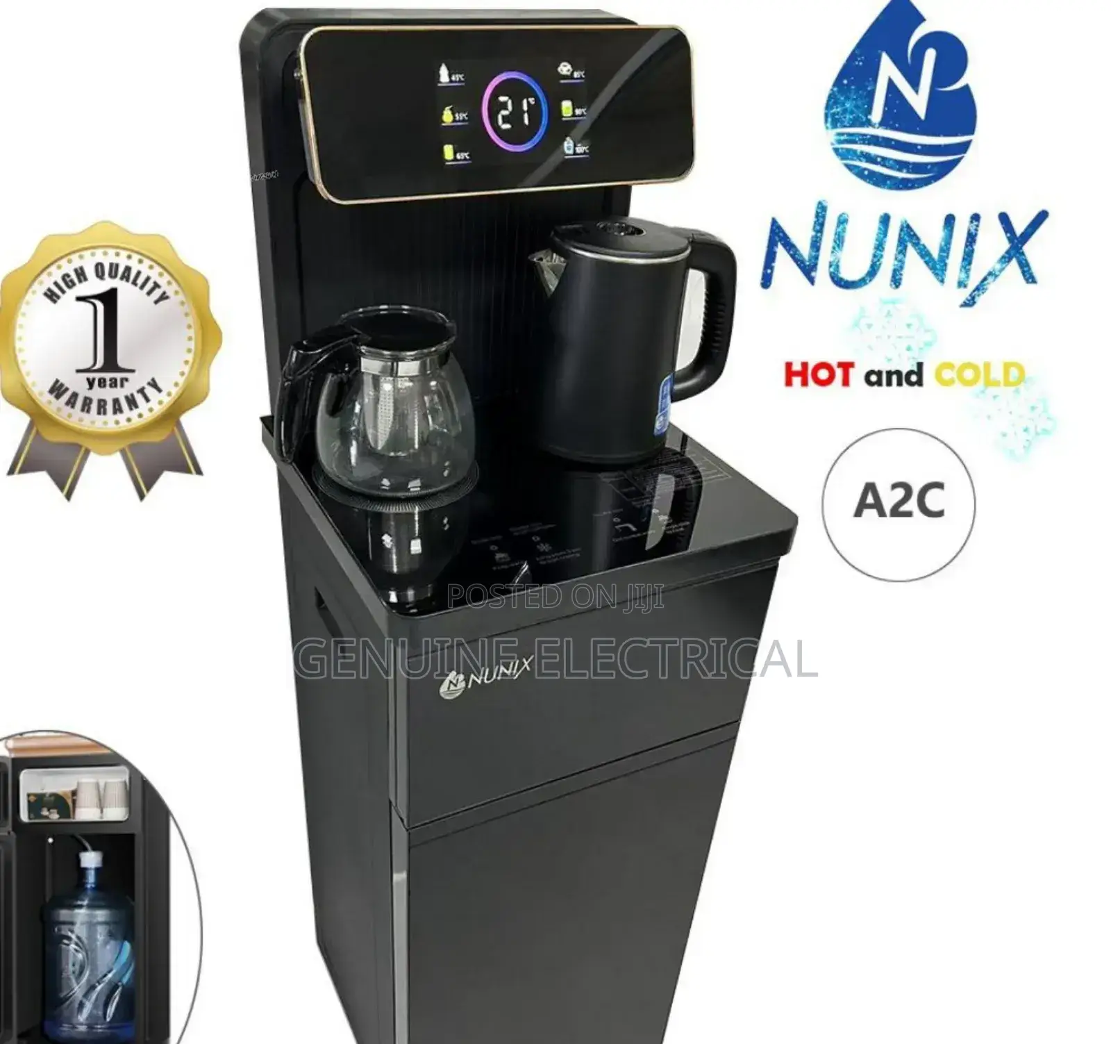 New Arrival Nunix A2C Hot,Cold Bottom Load Dispenser BL