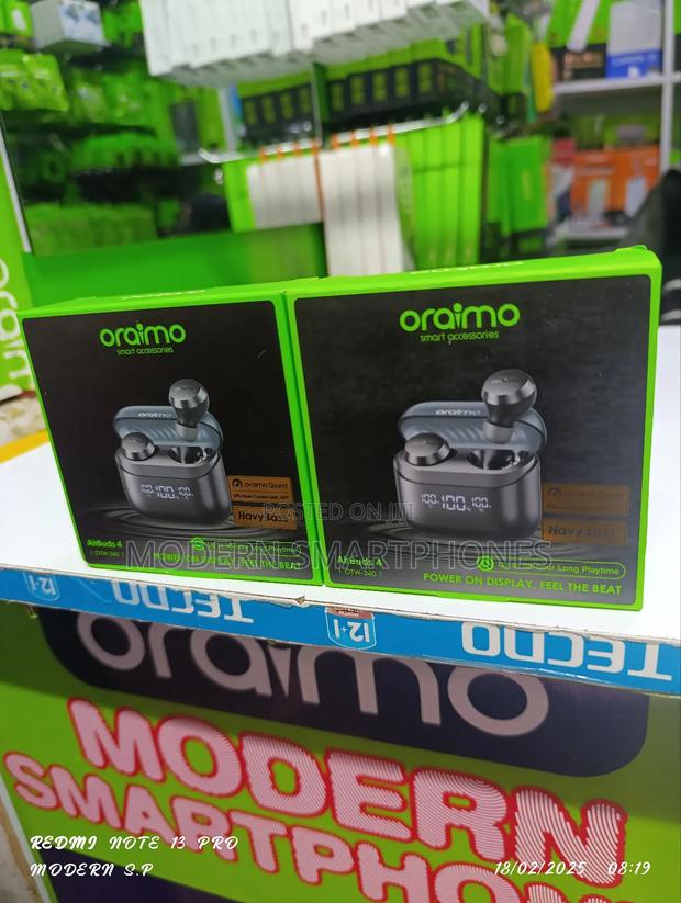 Oraimo Airbuds 4 Enc Wireless Bluetooth Earphones Earbuds - thumbnail 2