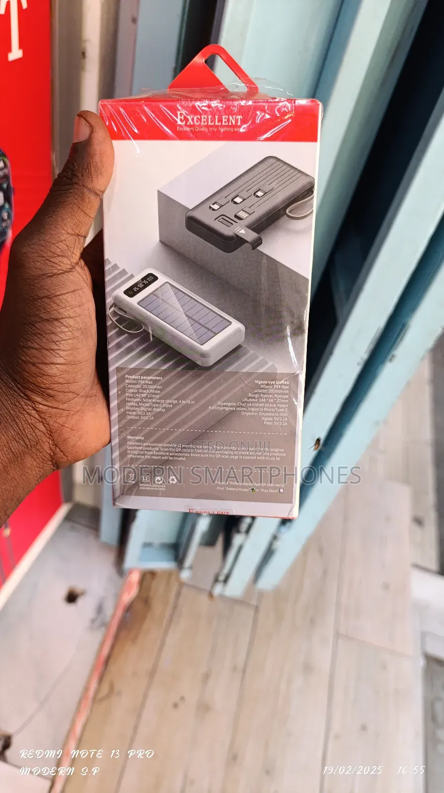 Excellent 20000mah Solar Portable Powerbank