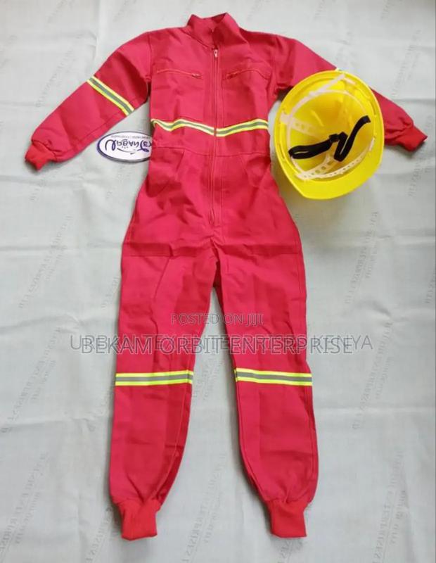 Fire Fighter Kids Over And Helmet CBC Costume
