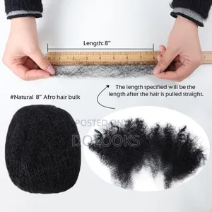 Natural Human Hair Bulk 8" 30grams