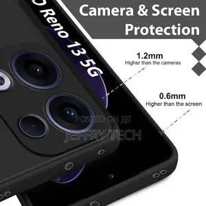 Case for Oppo Reno13 Liquid Gel Rubber Bumper Case With Soft