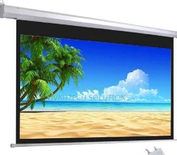 Lw Eps 200E Electric Projector Screen 200 X 200CM - thumbnail 3