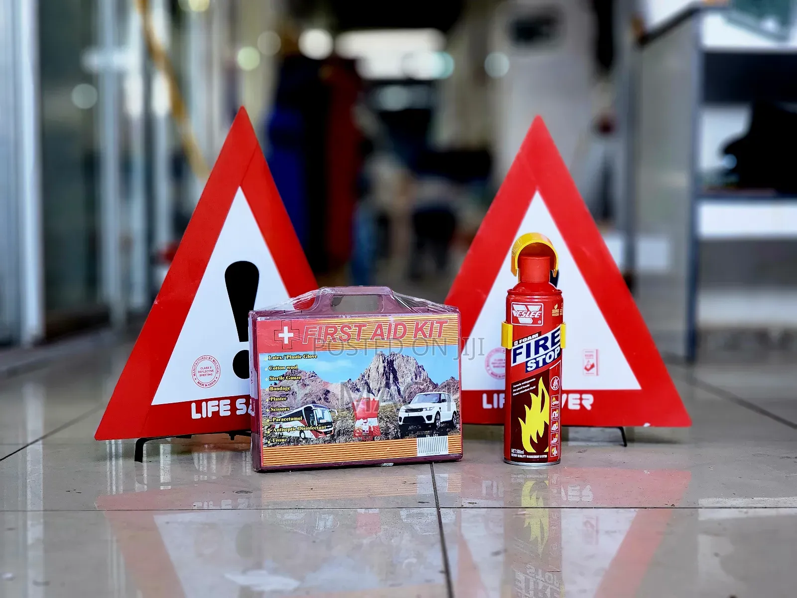 4 in 1 Car Emergency Kit Set