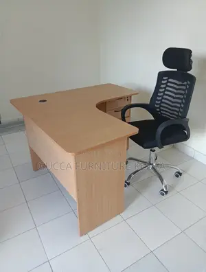 Office Tables:120cm Wooden Curved Simple Office Desk