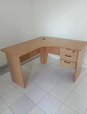 Office Tables:120cm Wooden Curved Simple Office Desk