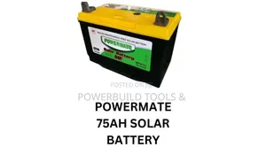 12V 75AH Powermate Rechargeable Solar Battery