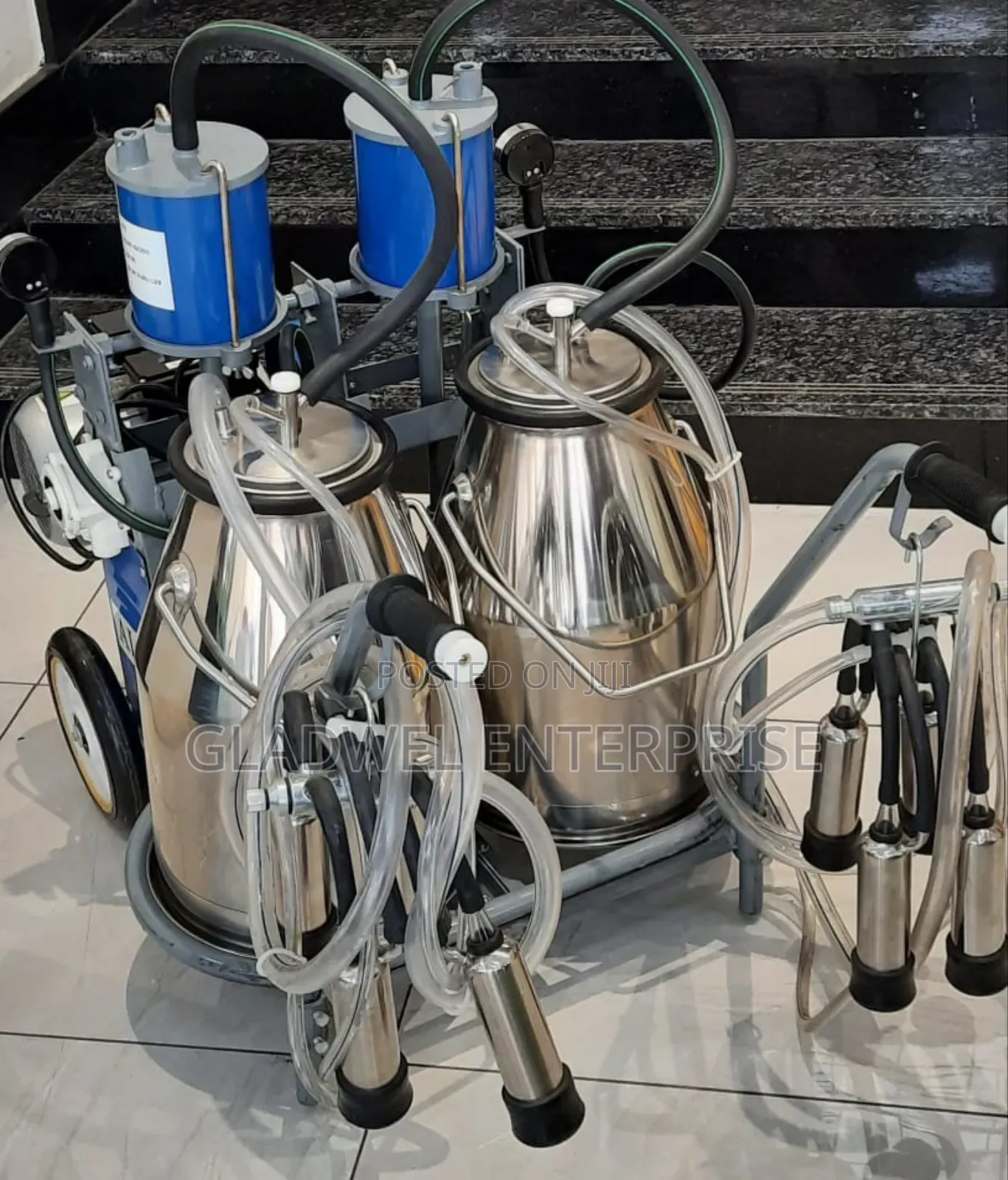 Double Barrel Commercial Milking Machine