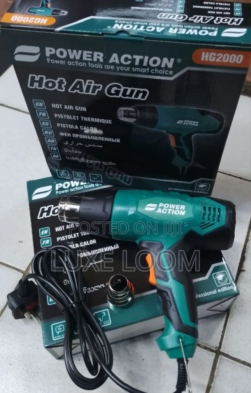 Power Action Heat Gun 2000watss