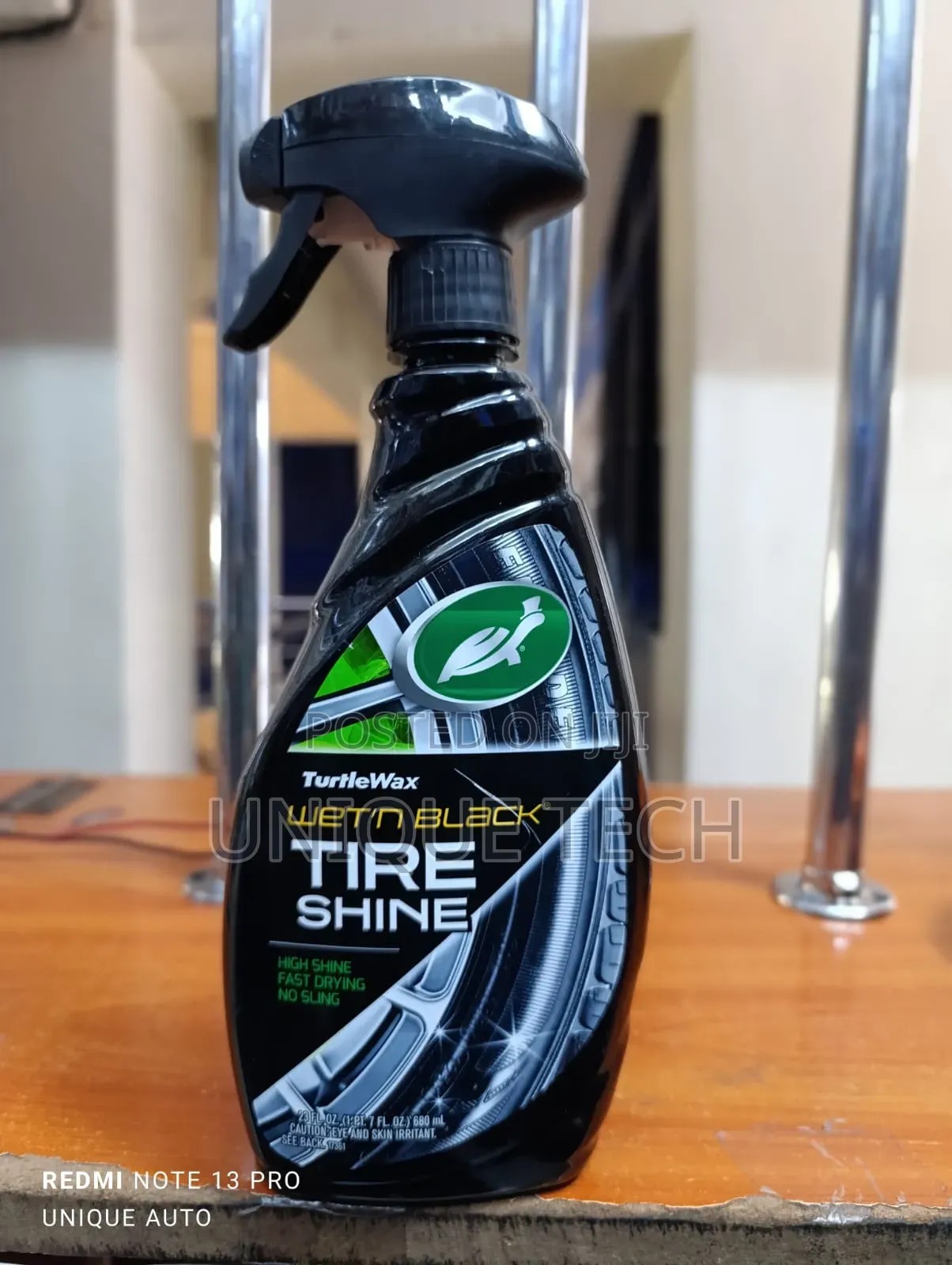 Turtle Wax Tire Shine Wet Black
