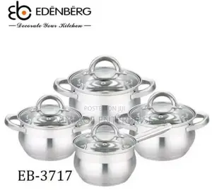 8pcs Edenberg Stainless Cookware
