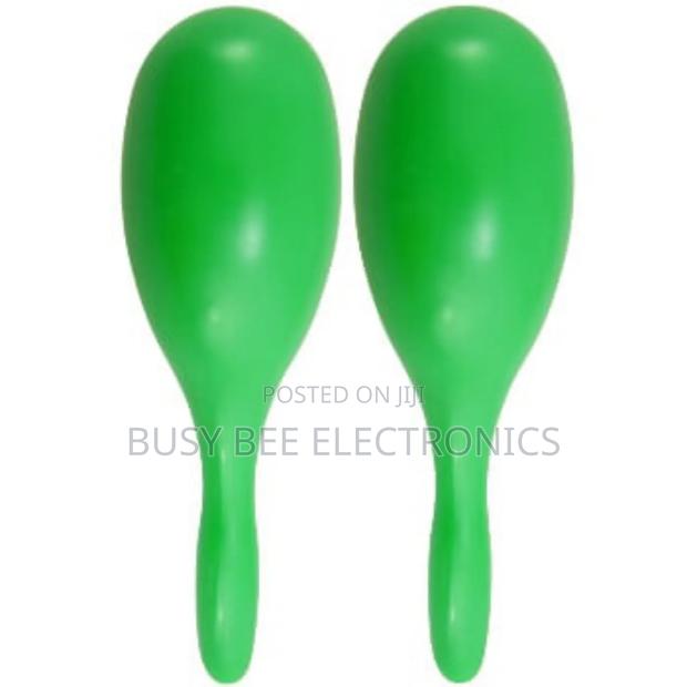 2x Plastic Hand Shakers Maracas - main view