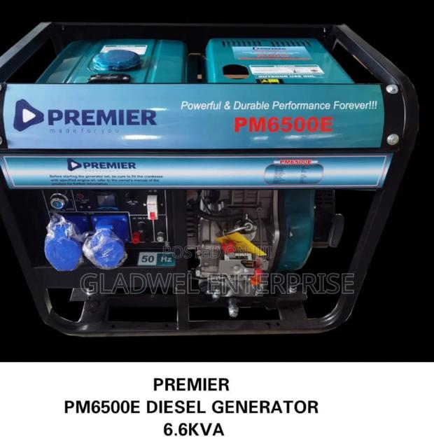 Heavy Duty Premier Diesel Generator 6.6kva Power
