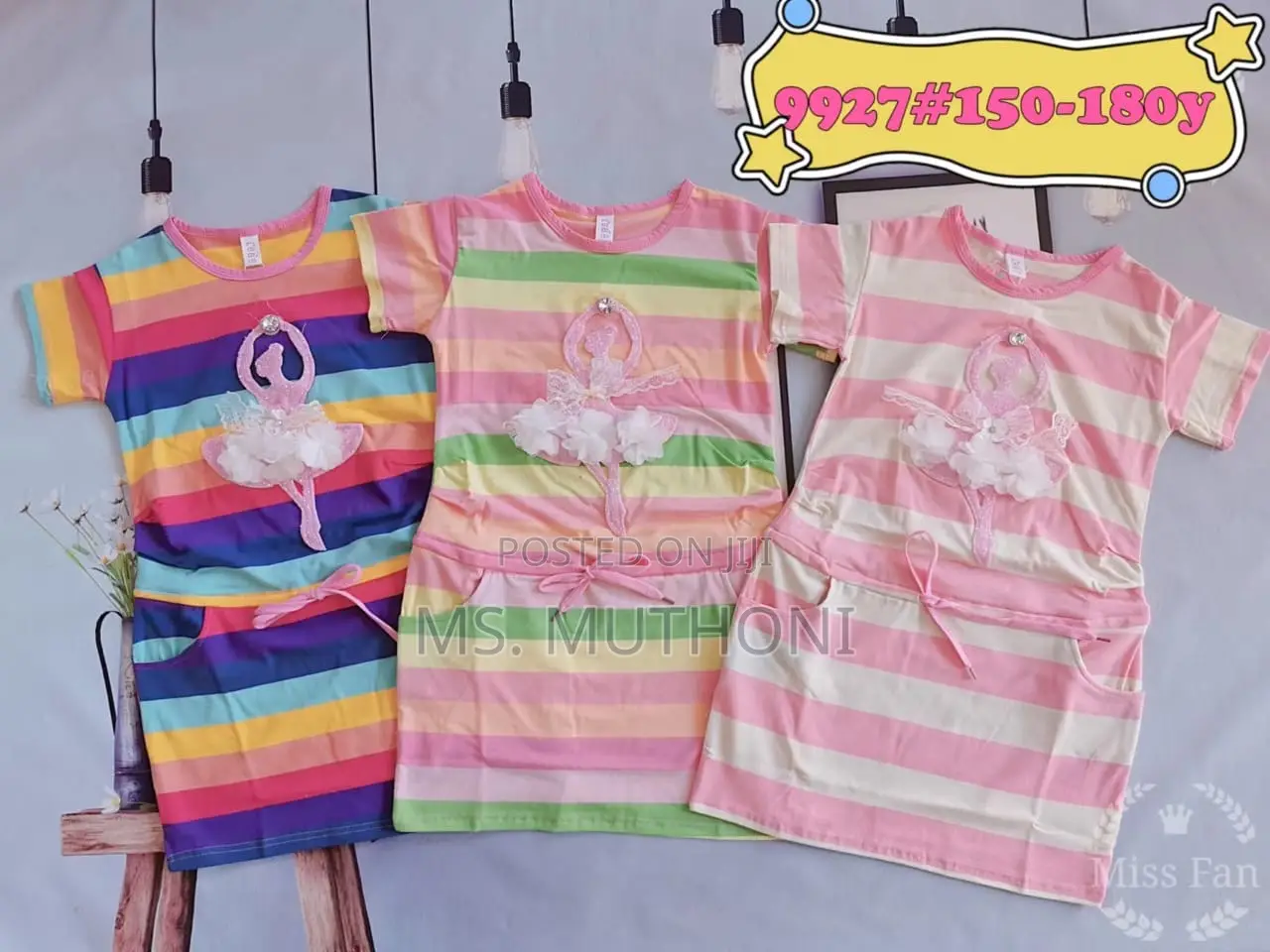 Girls. 4-10yrs Cute Dresses