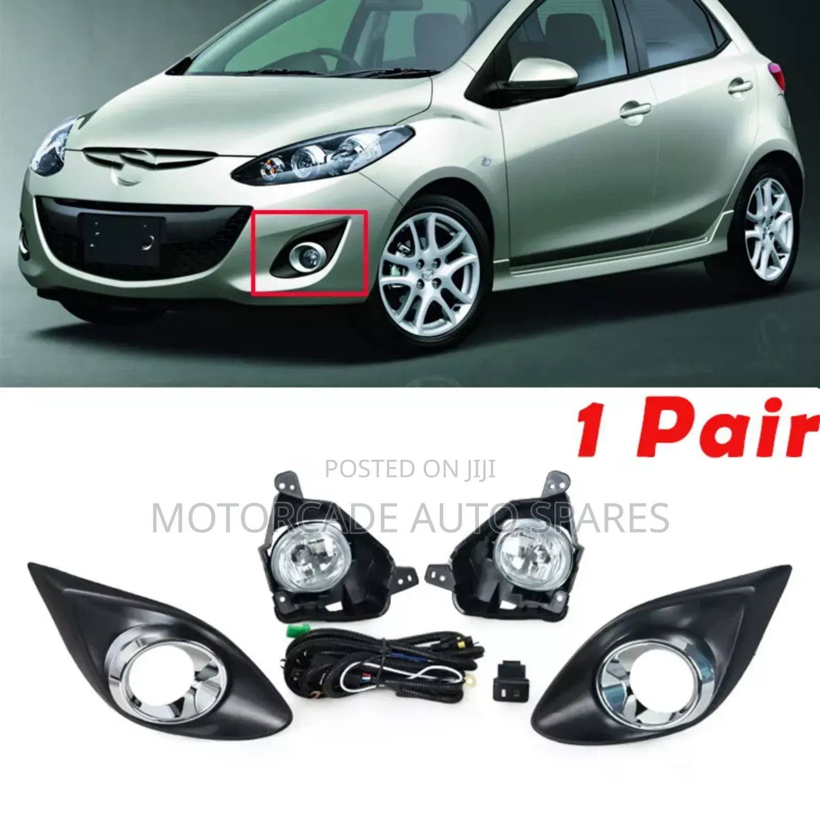 Mazda Demio 2010+ Fog Lights Set
