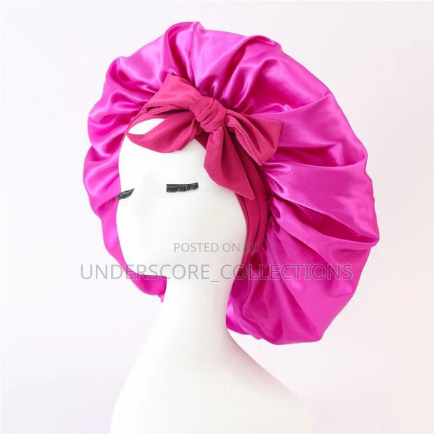Ladies Maroon Bonnet With Bow - main view