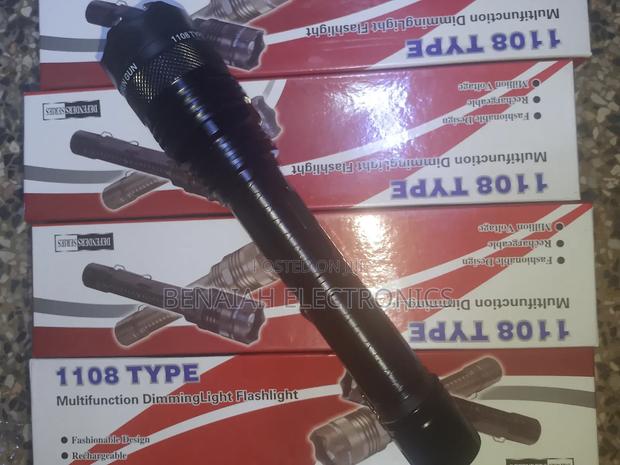 1108 Type Rechargeable Torch.Reliable Bright Torches - thumbnail 2