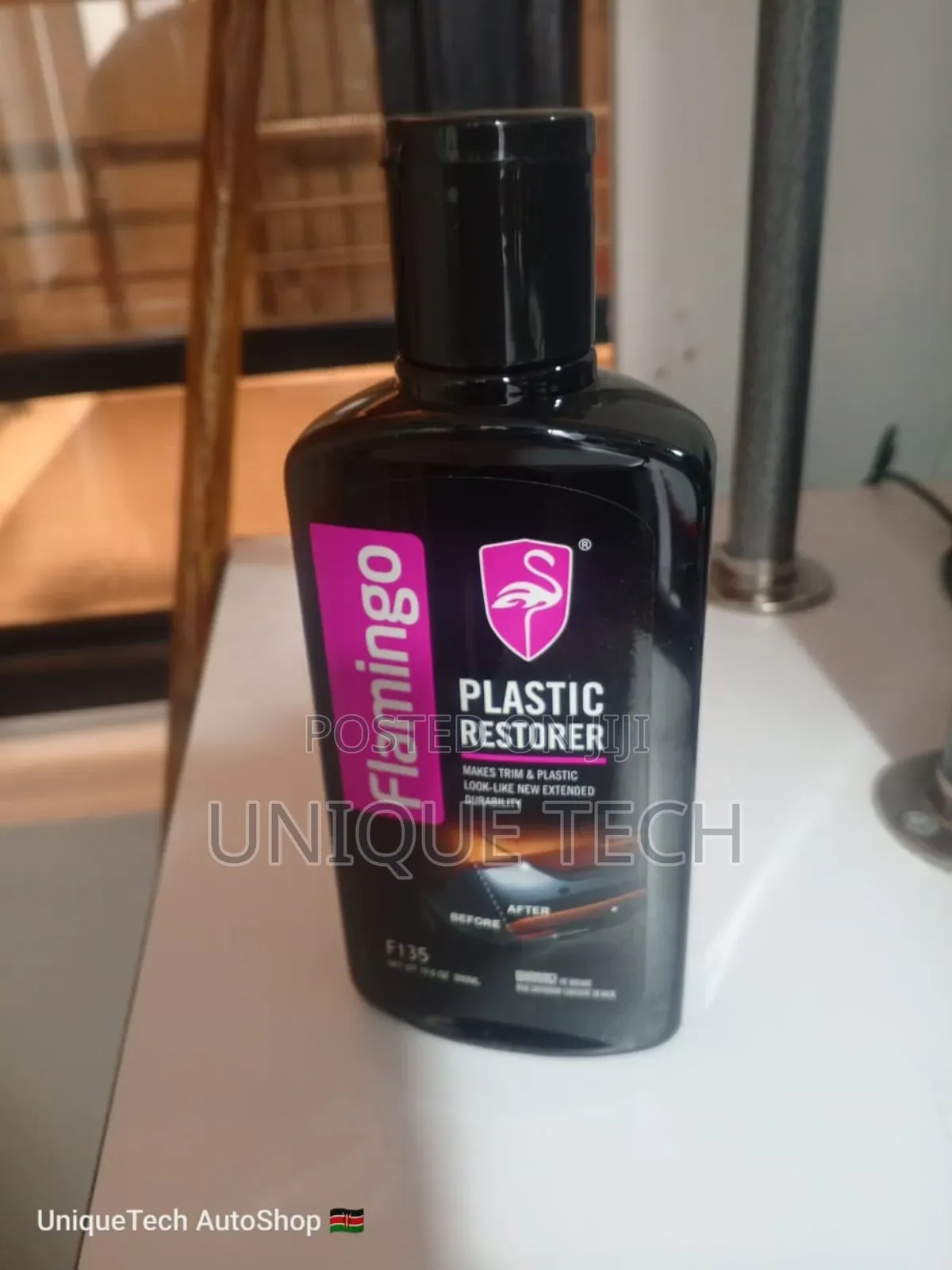 Flamingo Plastic Restorer:Restore Faded Plastics Instantly