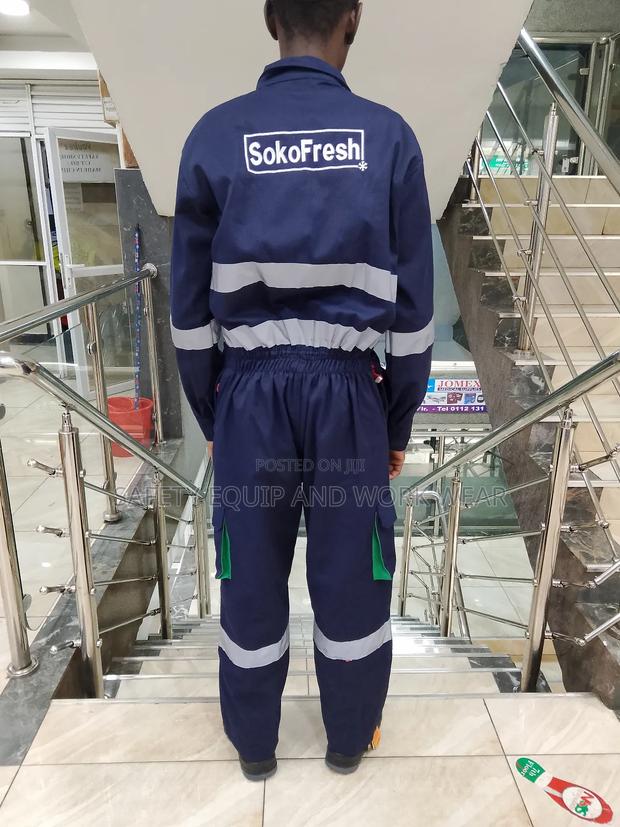 High Visibility Cargo Jumpsuit (Branded) - main view