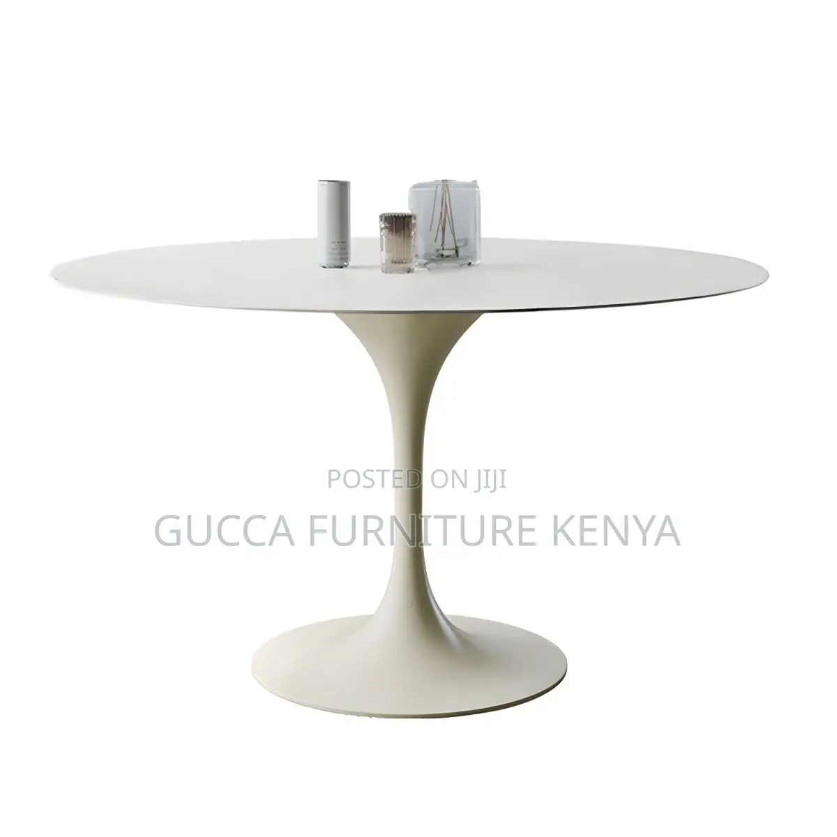 Dining Tables:Marble White Circular Tulip Dining Home Table