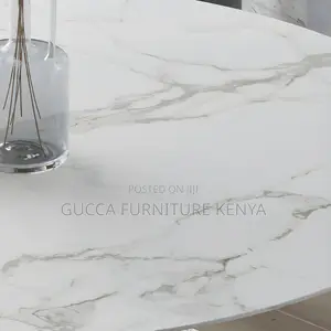 Dining Tables:Marble White Circular Tulip Dining Home Table