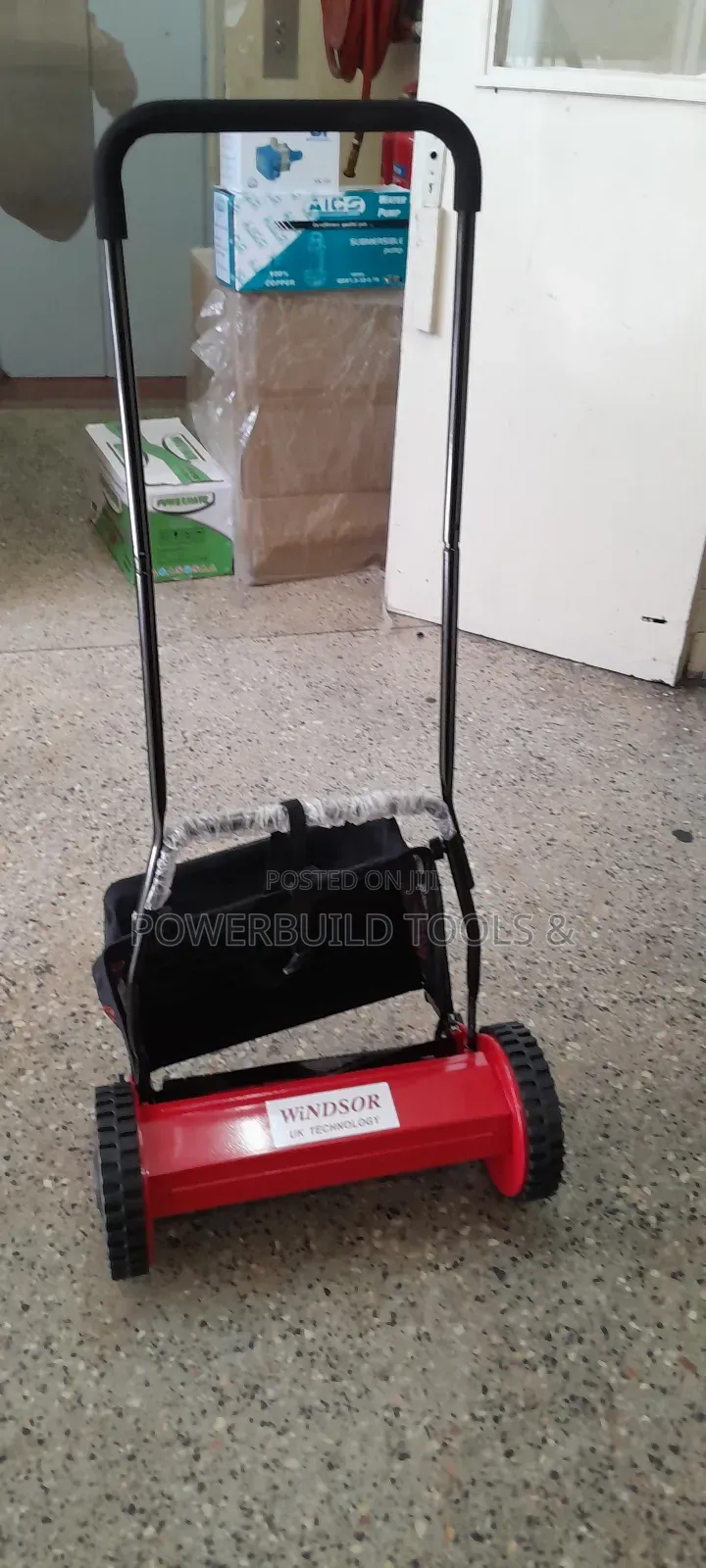 Lawnmower 16"/Walk Behind/With Dust Collecting Bag