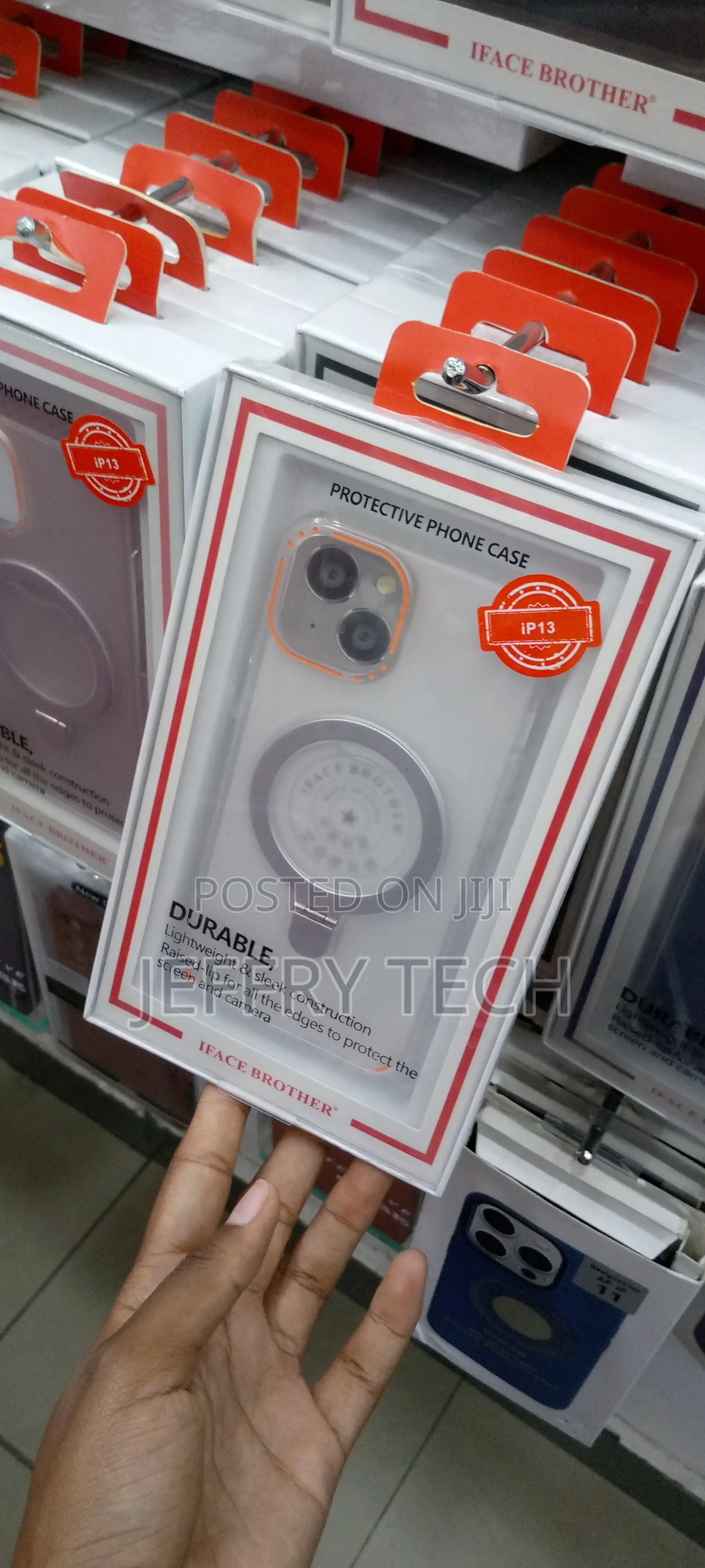 Crystal Clear iPhone 13 Case With Invisible Magsafe Stand