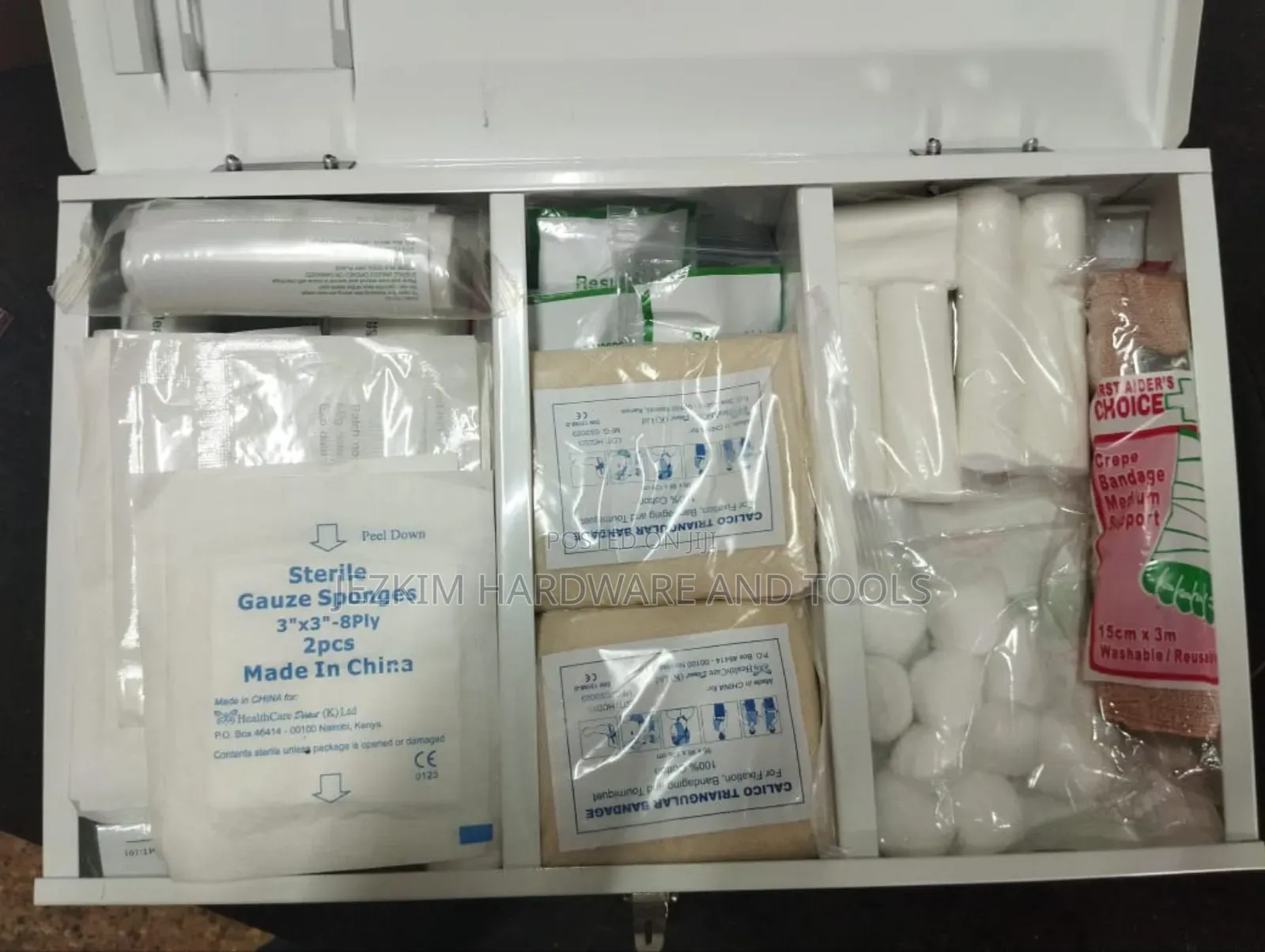 First Aid Kit Occupational Metalic Wall Mountable