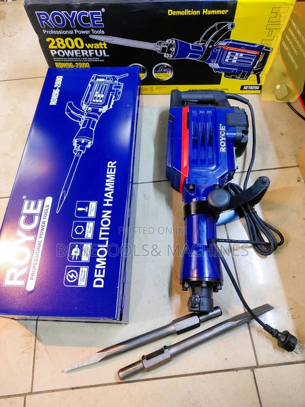 Royce Demolition Hammer Drill 2800 Watts Heavy Duty
