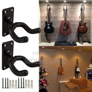 Guitar Hanger Hook Wall Mount Non-Slip Holder Stand
