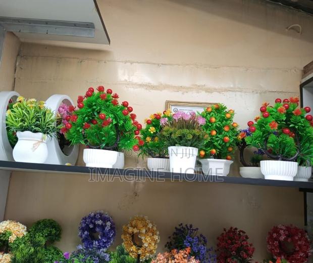 Artificial Flowers Tv Cabinet Decor