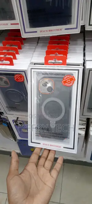 360° Invisible Magnetic Stand Clear Phone Case for iPhone 14