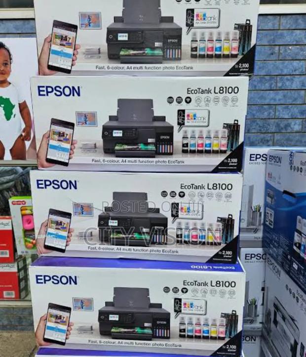 Epson L8100 A4 Photo Printer 6 Colour - main view
