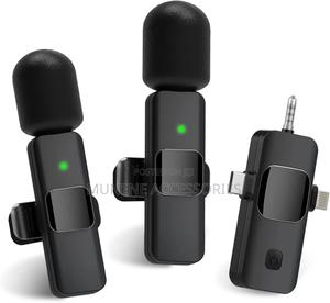 3 in 1 Wireless 10hour Microphone for iPhone,Camera, Android - thumbnail 2