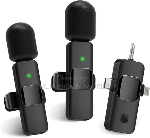 3 in 1 Wireless 10hour Microphone for iPhone,Camera, Android - main view