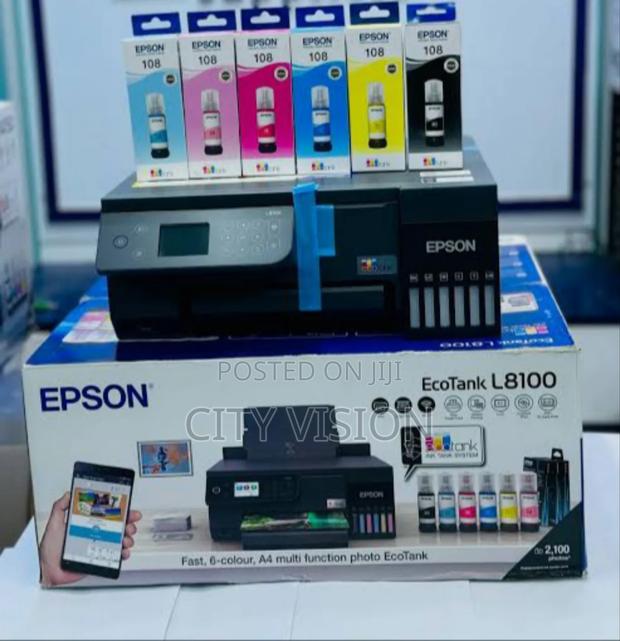 Epson L8100 Photo Printer Replacement for L850 6 Colour Prin