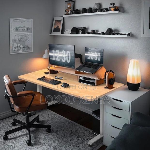 Office Desk: 180cm Height Adjustable Standing Desk - thumbnail 5