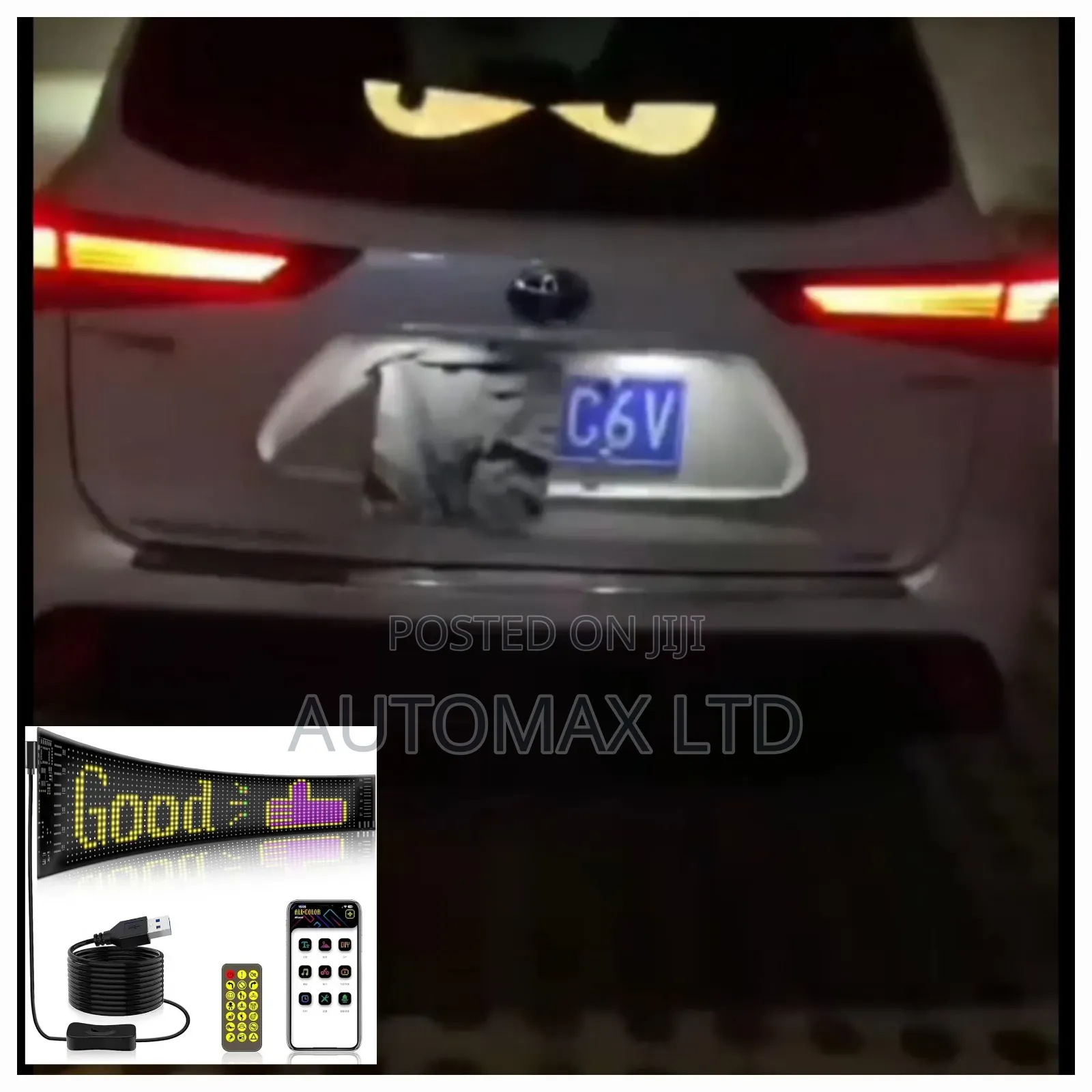 Blinking Eyes Led Screen, for Toyota,Ford,Nissan,Mazda,Honda