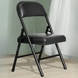 Office Chairs: Simple Leather Collapsible Office Desk Chair
