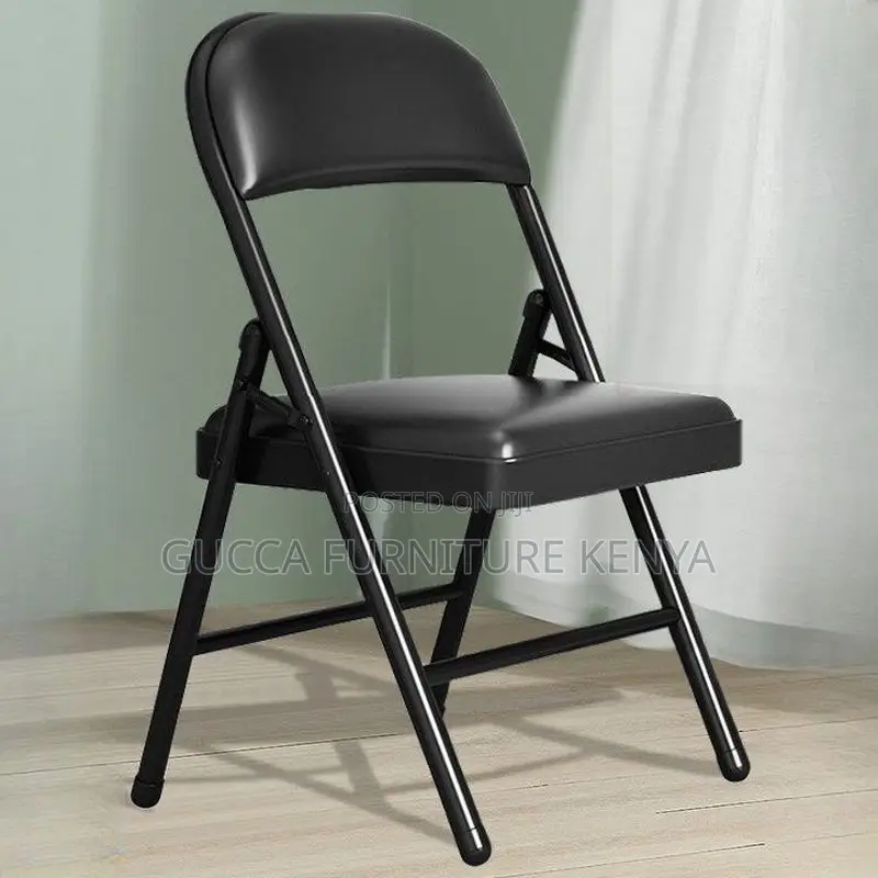 Office Chairs: Simple Leather Collapsible Office Desk Chair