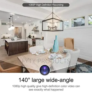 Wifi Security IP Camera 140 Degree Wide Angle Smart Clock