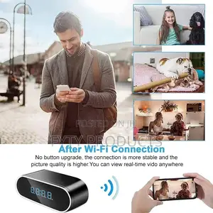 Wifi Security IP Camera 140 Degree Wide Angle Smart Clock