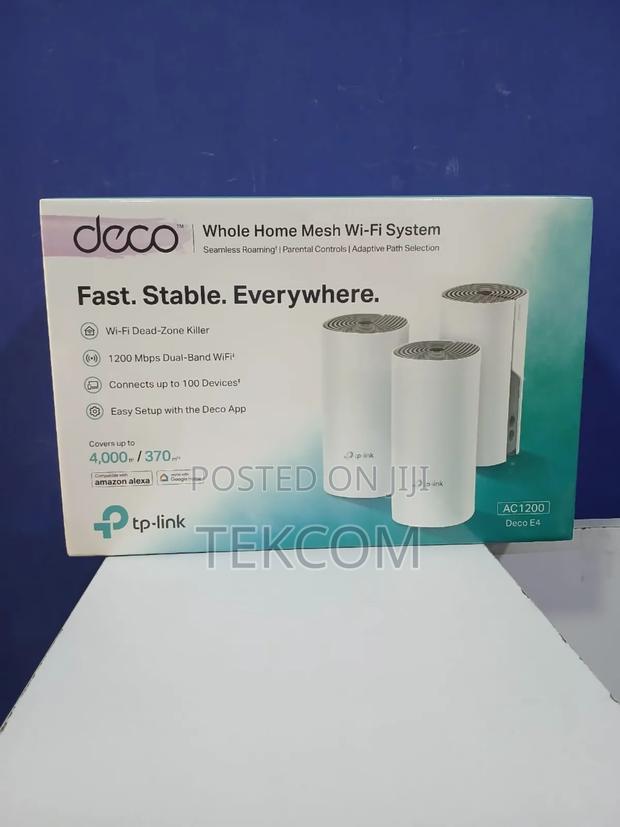 Tp-link Deco E4 Ac1200 Whole Home Mesh Wi-fi System (3 Pack) - main view
