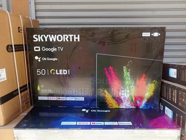 Skyworth 50" Qled Smart Frameless Screen Google Television - main view