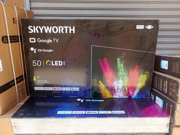 Skyworth 50" Qled Smart Frameless Screen Google Television - thumbnail 2