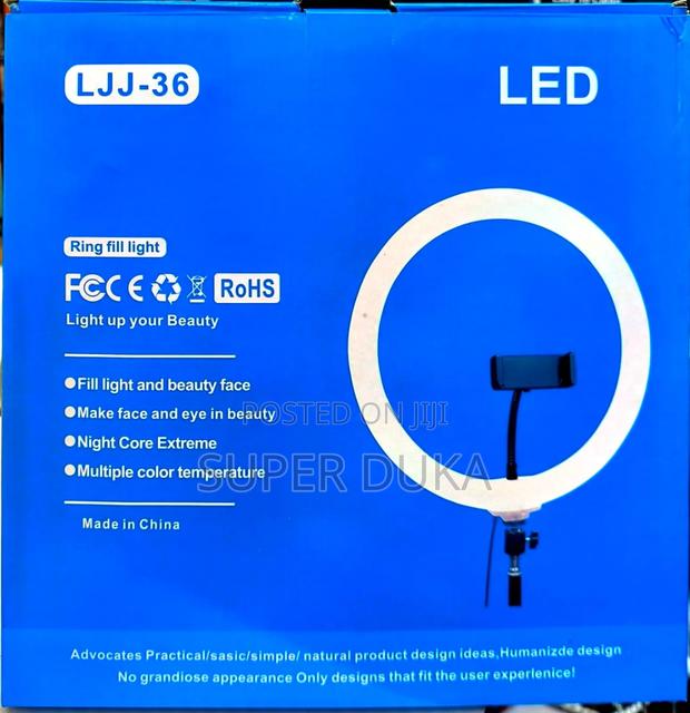 13 Inch Ring Fill Light.LJJ 36 Multi Color With Tripod Stand