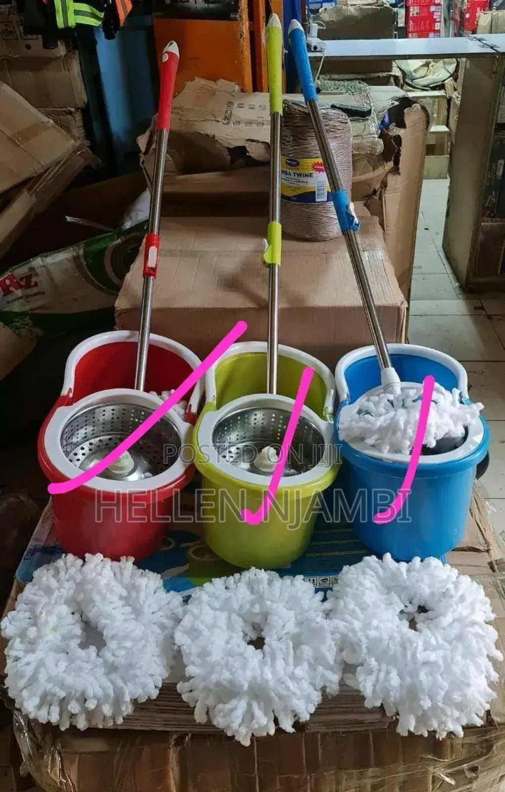 Metallic Spin Mop