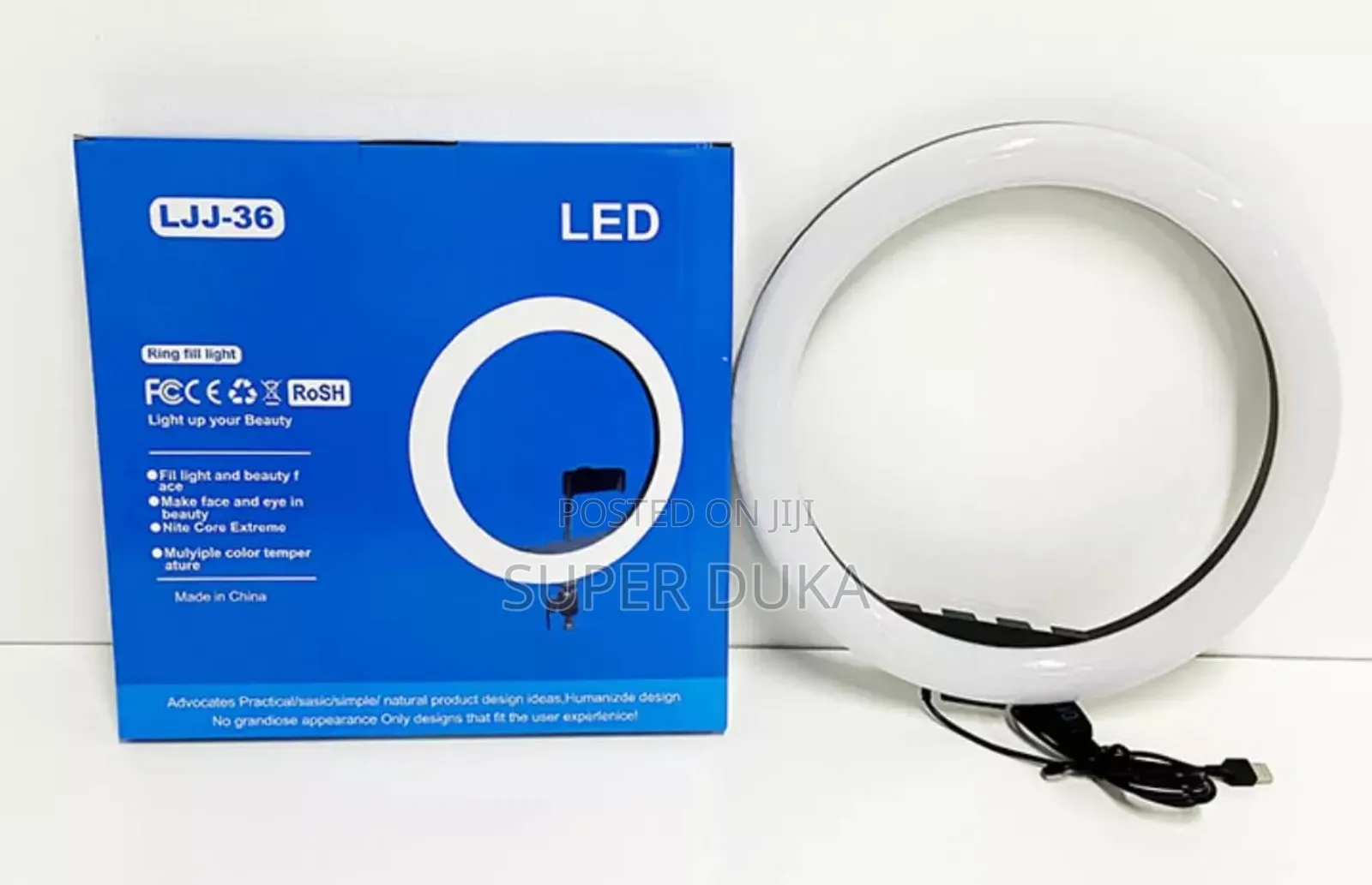 Ring Light-14 " LJJ 36 With Tripod Stand Multiple Color