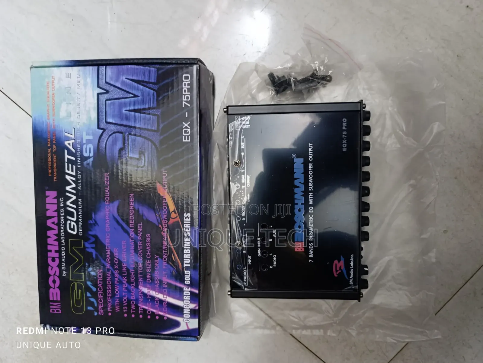 Boschmann EQX-75PRO Car Audio Equilizer