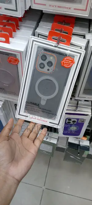 Invisible Magnetic Stand Clear Case for iPhone 14 Pro Max